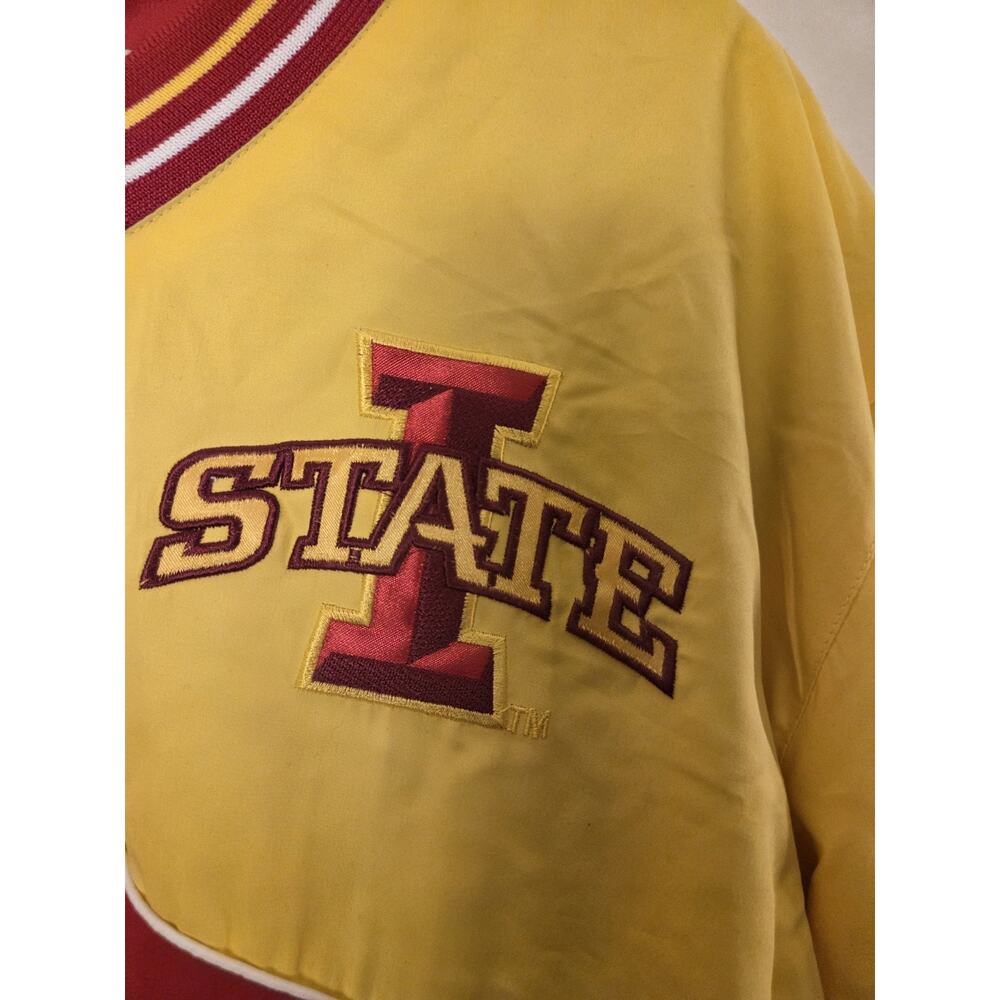 Iowa State Cyclones NCAA Authentic V-Neck Pullover Windbreaker Jacket XXL - Picture 3 of 10